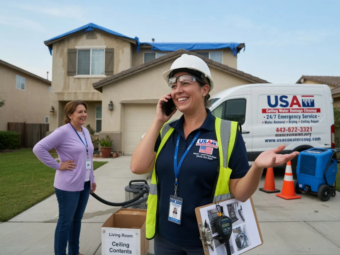 Ceiling Water Damage Restoration Lequire, OK FAQs